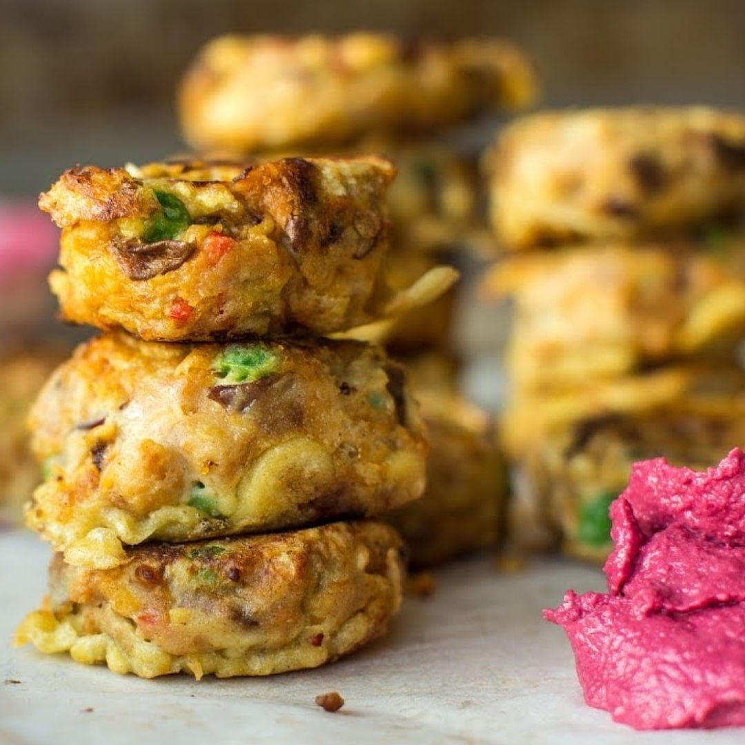 An image of sweet potato fritters
