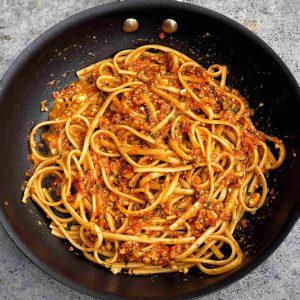 An image of Red Pepper Pesto Pasta