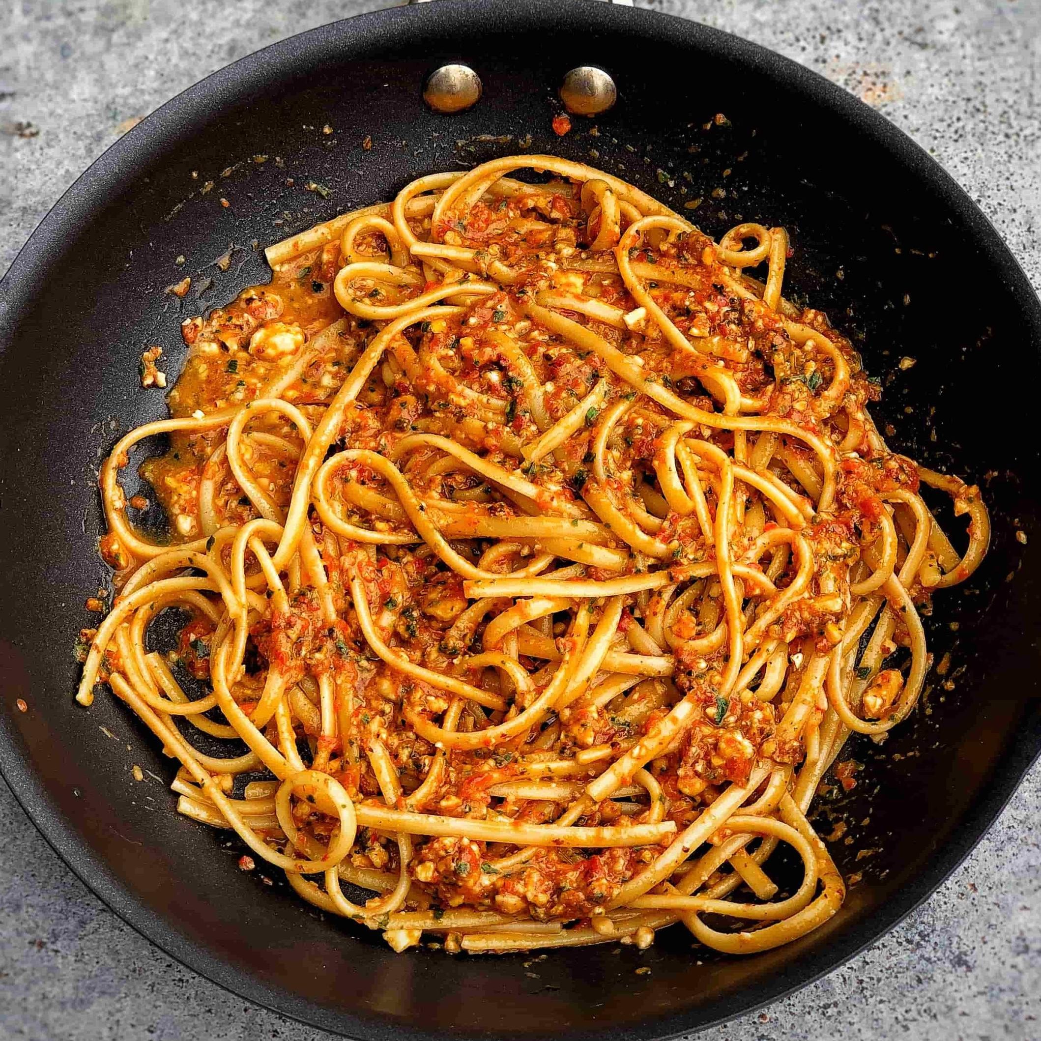 An image of Red Pepper Pesto Pasta