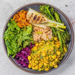 An image of Spring veg buddha bowl