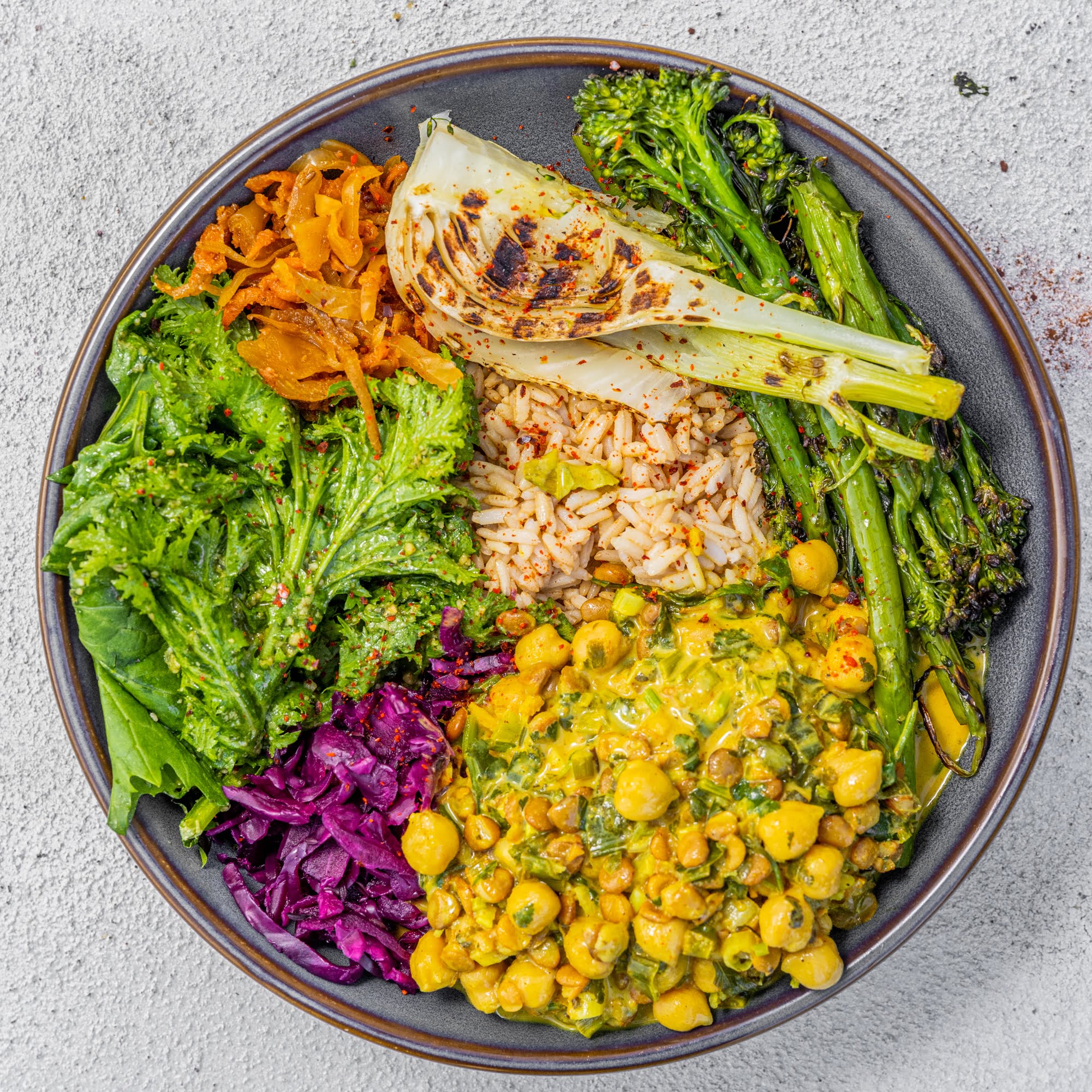 An image of Spring veg buddha bowl