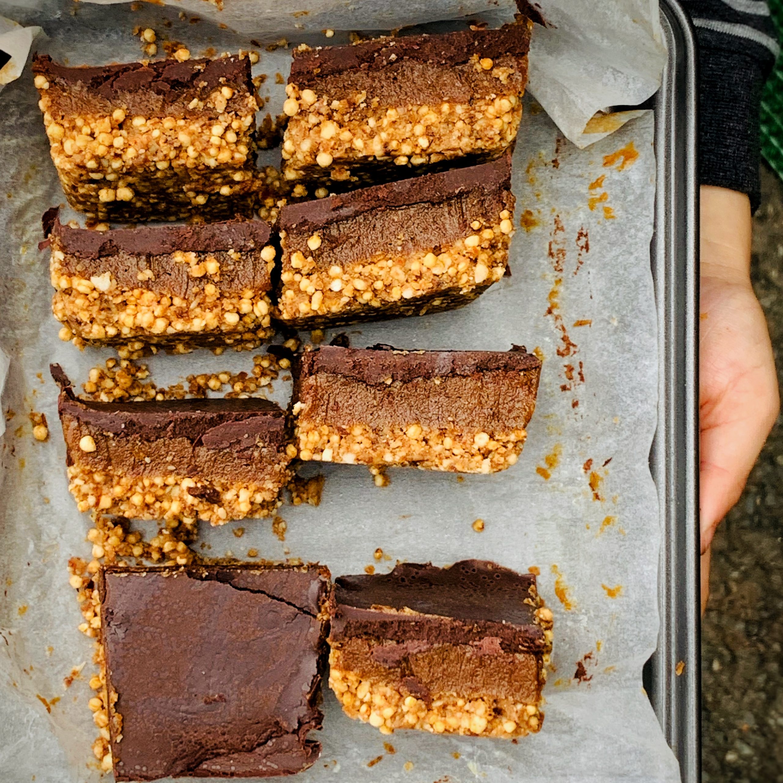 An image of Peanut Caramel Squares