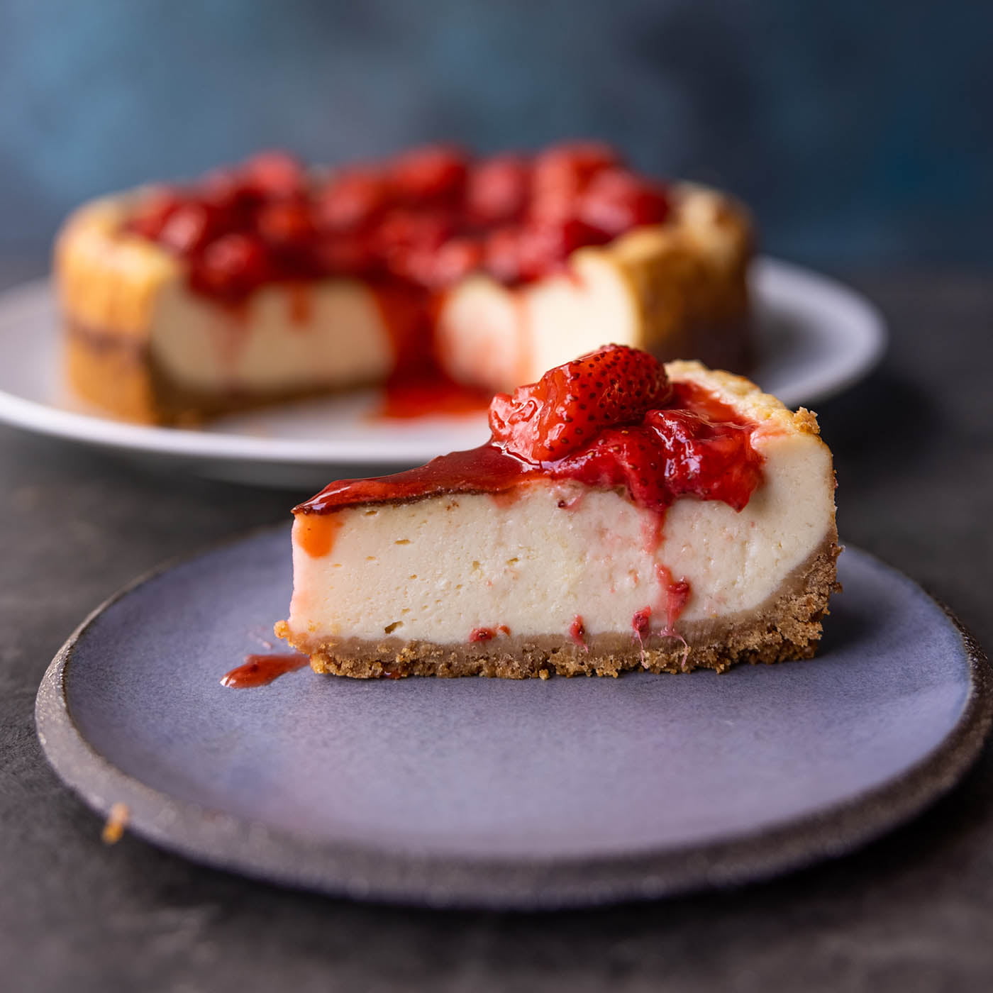An image of epic vegan cheesecake