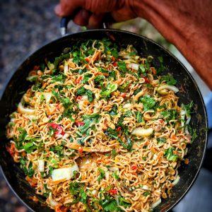 An image of Peanut and ginger Pad Thai