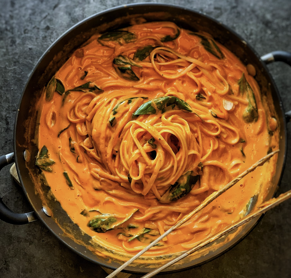 An image of Creamy Red Pepper Pasta