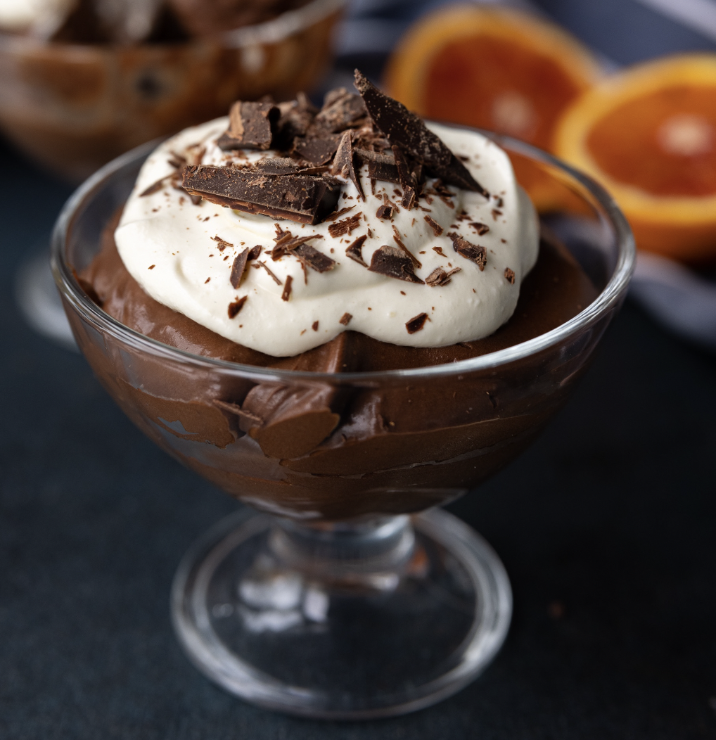 An image of Easy Milk chocolate mousse with orange