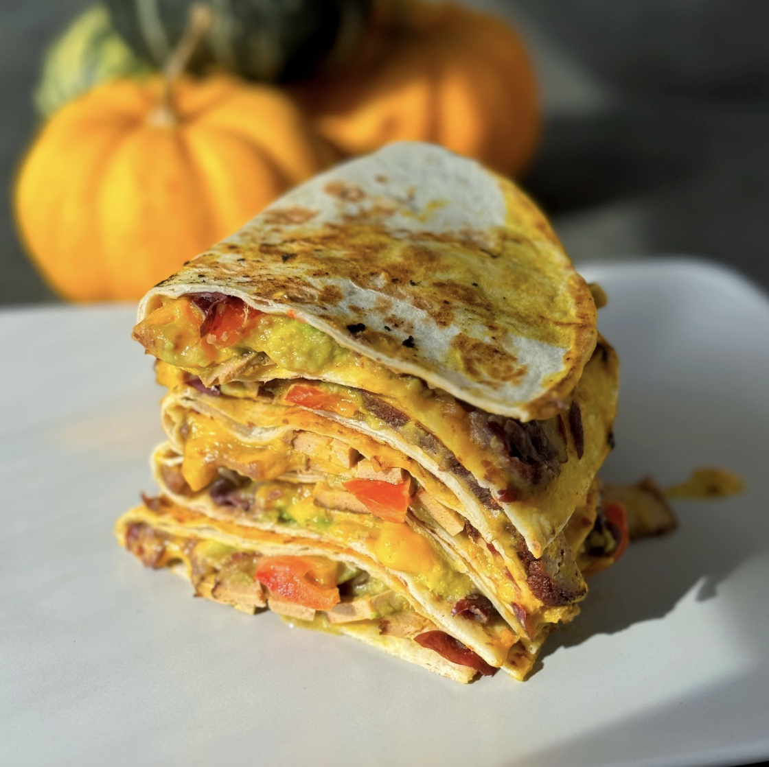 a photo fo Easy 15-Minute Quesadillas with Pumpkin Cheese