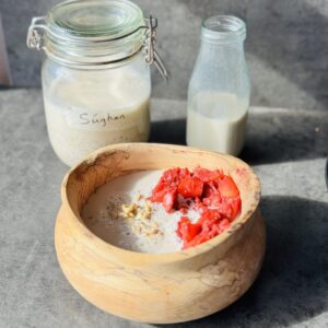An image of a jar ofFermented Irish Superfood Porridge - Sowens (Súghan)