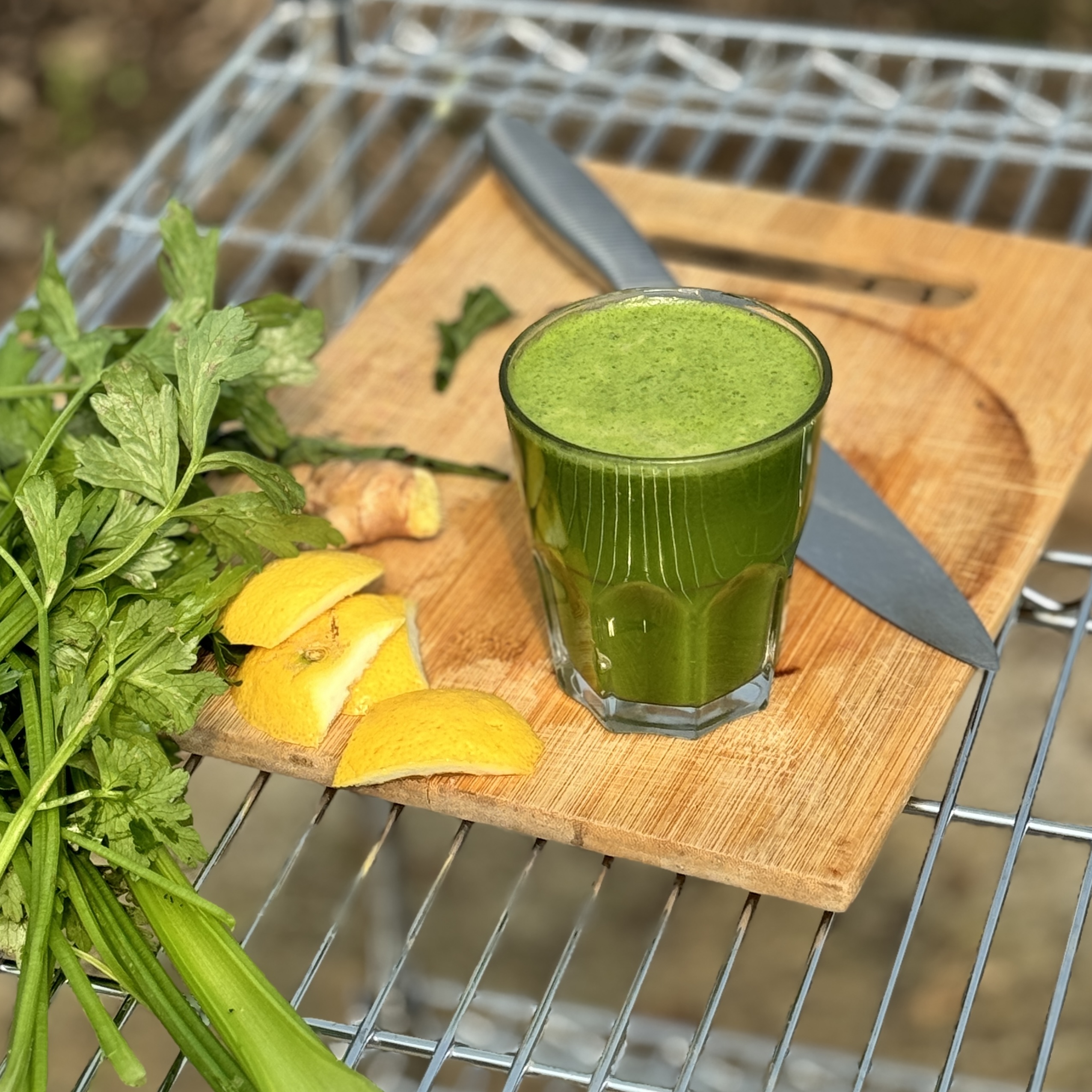 a photo of a glass of Glow & Go Juice (Hydration & Energy Boost)