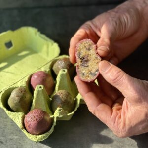 a photo of Easter Cookie Dough Eggs