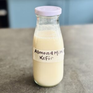 a photo of a bottle of Homemade Plant-Based Milk Kefir