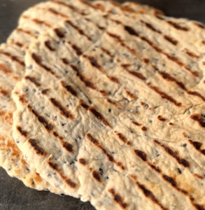 a photo of Easy Black Sesame Flatbreads