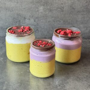 a photo of Blended Mango Chia Overnight Oats