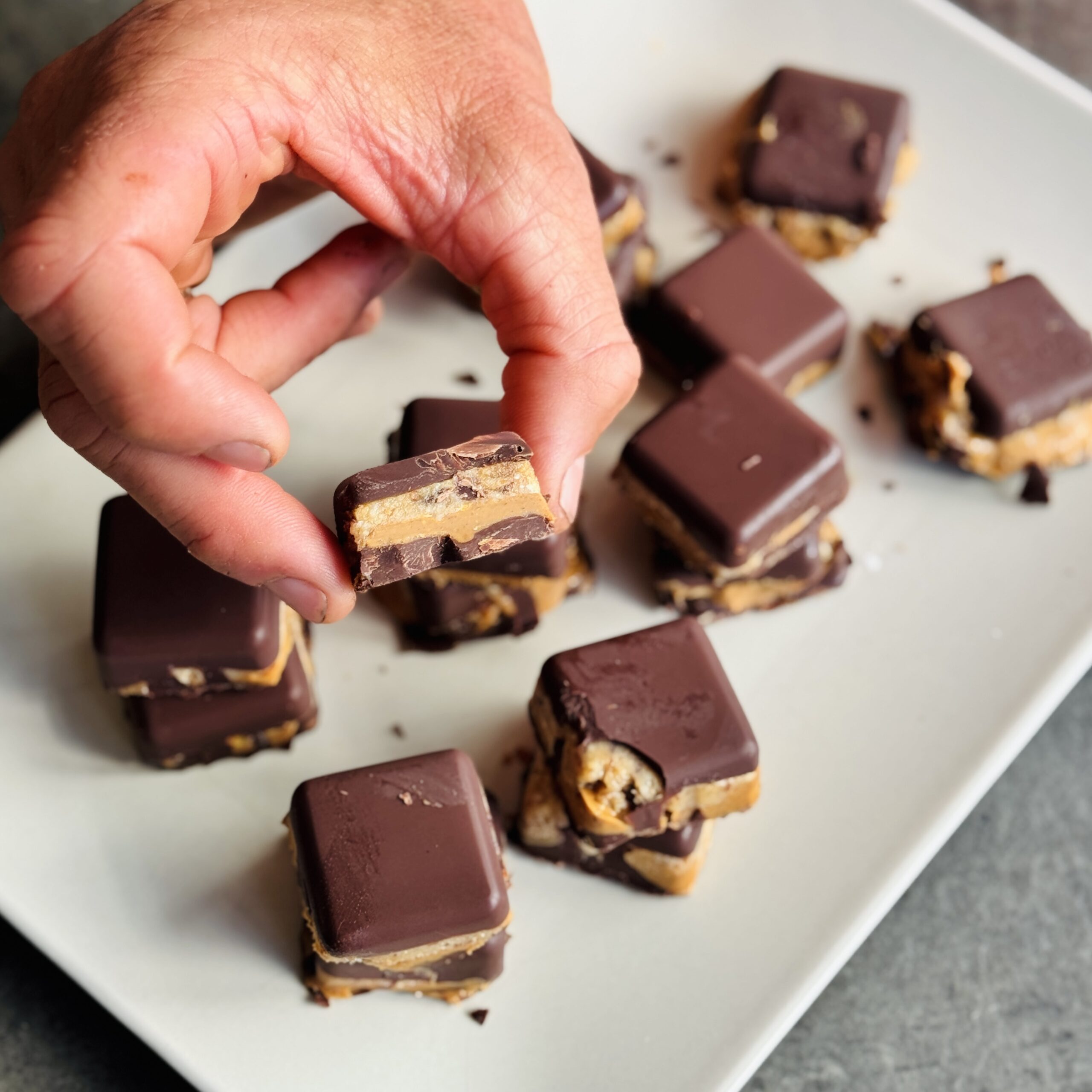 a photo of a No-Bake Cookie Dough Bites