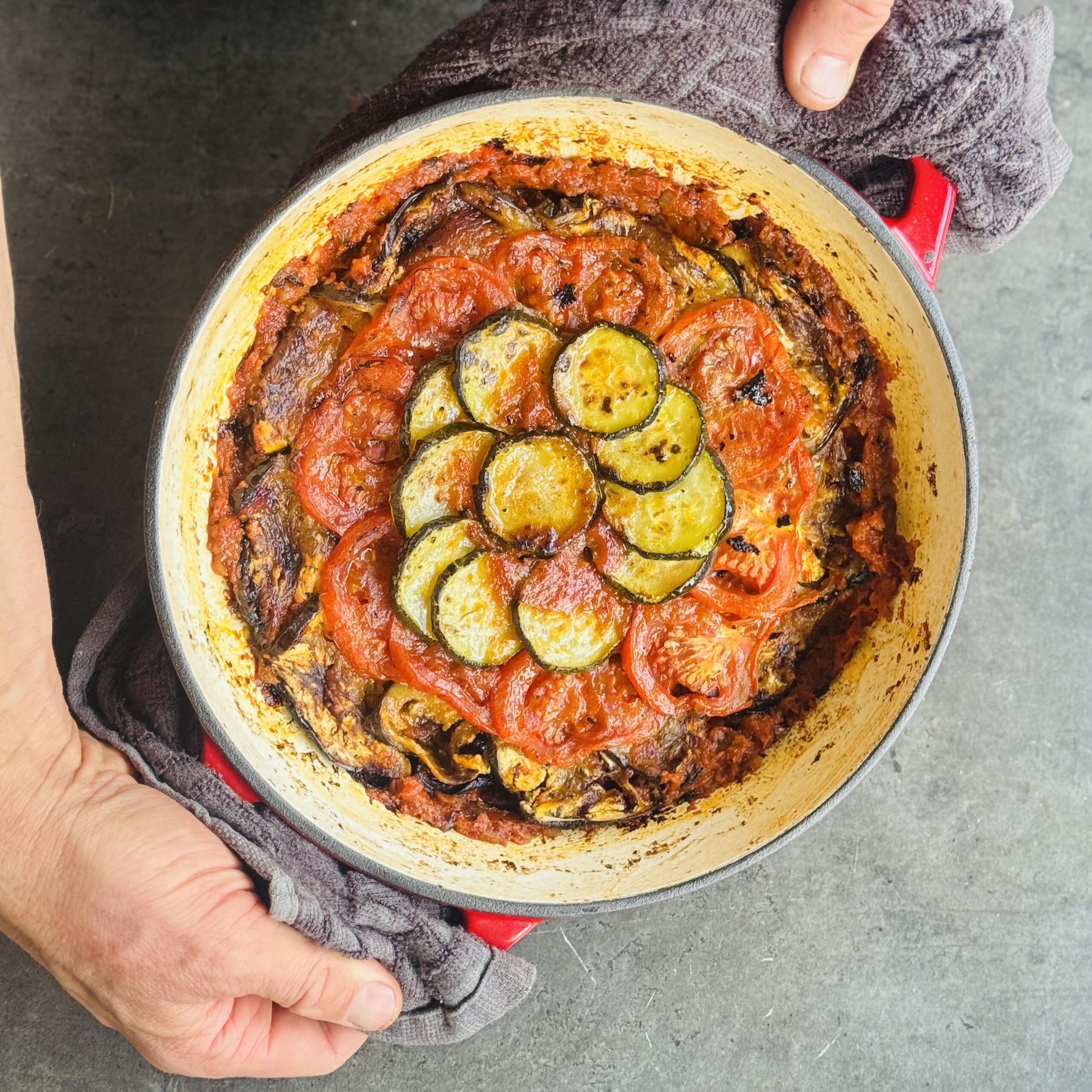 a photo of Elegant Summer Ratatouille